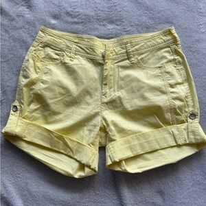 DKNY Yellow Shorts Size US 2
